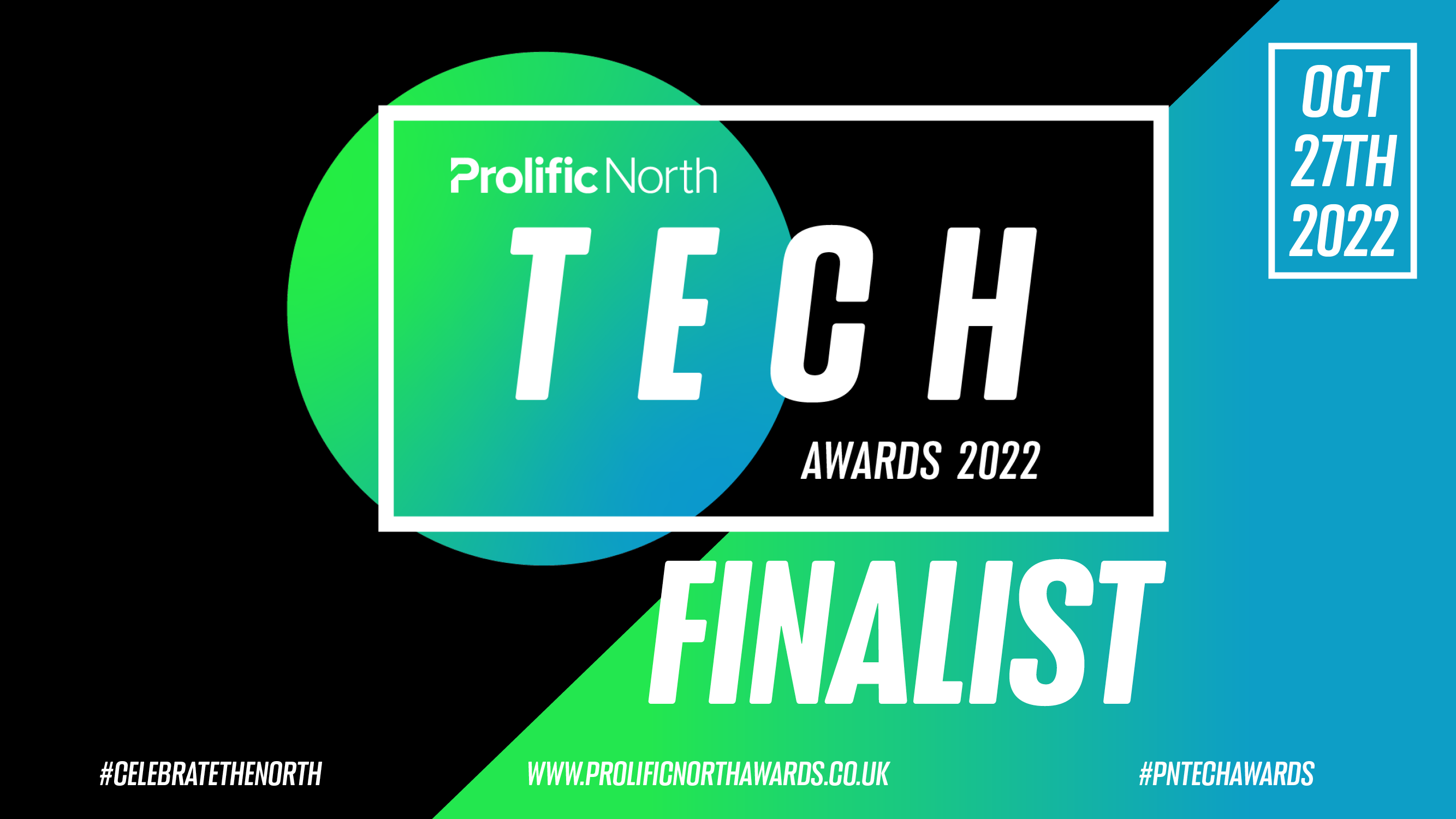 Finalist Prolific North Tech Awards 2022